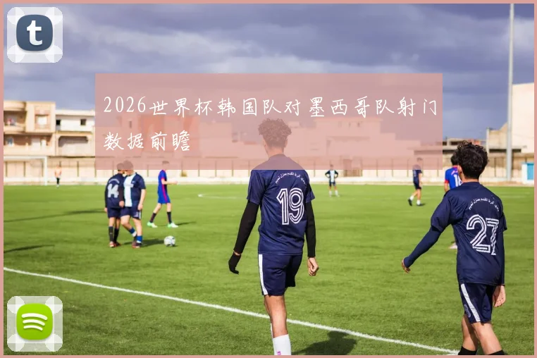 2026世界杯韩国队对墨西哥队射门数据前瞻